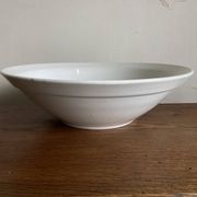 Earthenware salad bowl centrepiece Choisy 1900 white