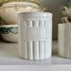 3 white porcelain aluminate pots from Limoges