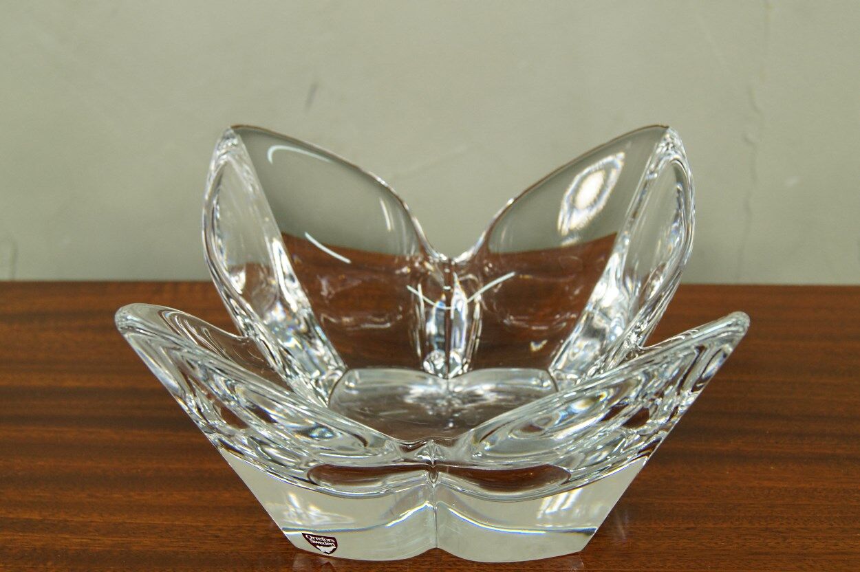 Crystal bowl by Sven Palmqvist for Orrefors, 1960