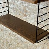 60s-70s Oak String Shelf Module by Kajsa & Nils “Nisse” Strinning Sweden