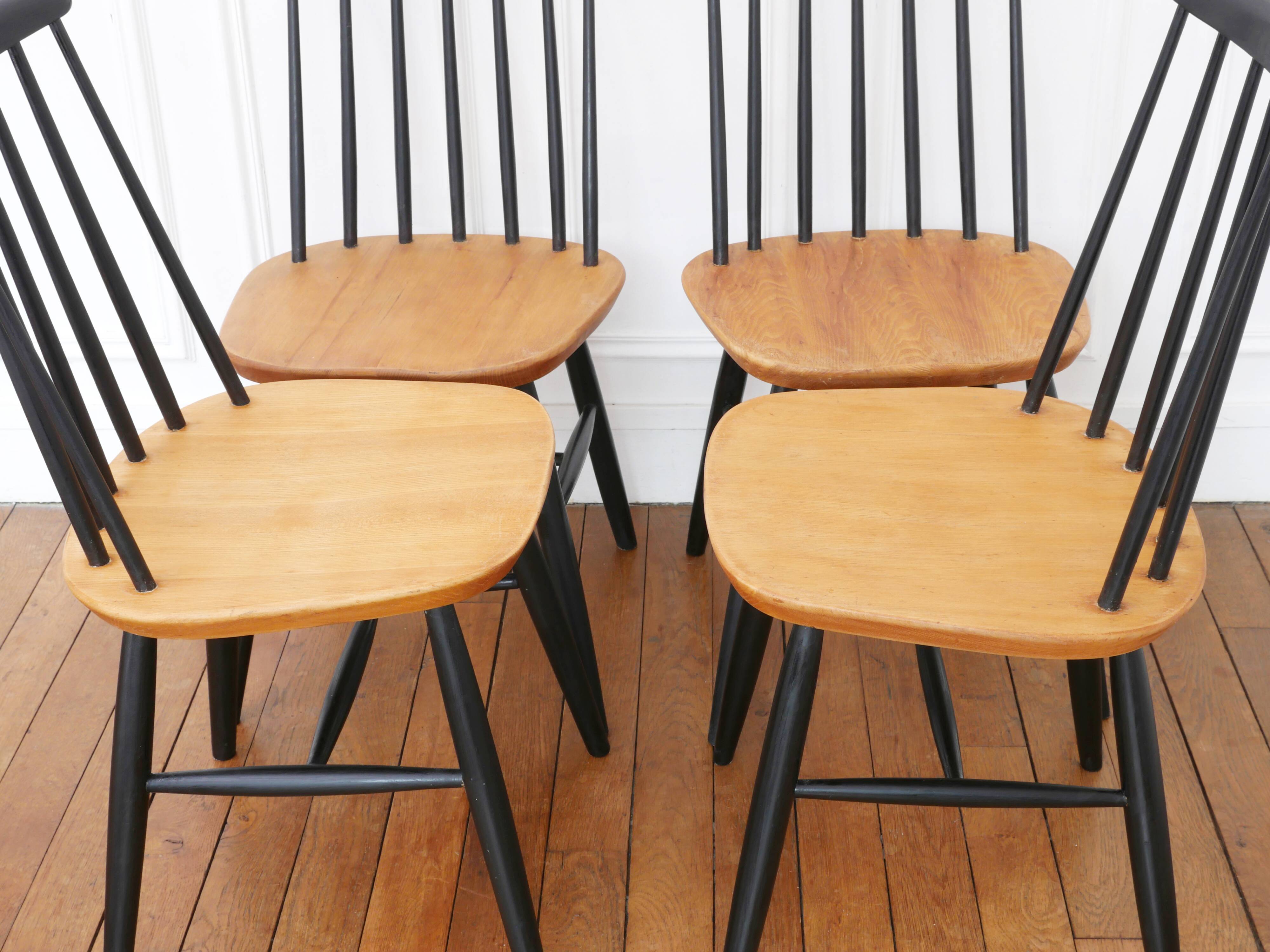4 Vintage Chairs - Restored
