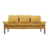Mustard sofa, Danish design, 1960s, designer: Hans Olsen