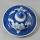 Potiche chinoise bleu blanc Chine