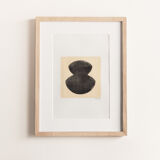 Painting on paper, dated and signed without frame