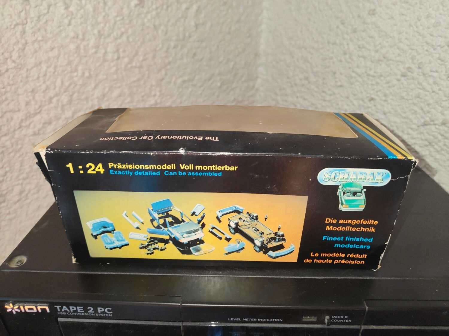 Porsche Carrera 2 Cabrio 1800 Schabak Miniature Car 1/43