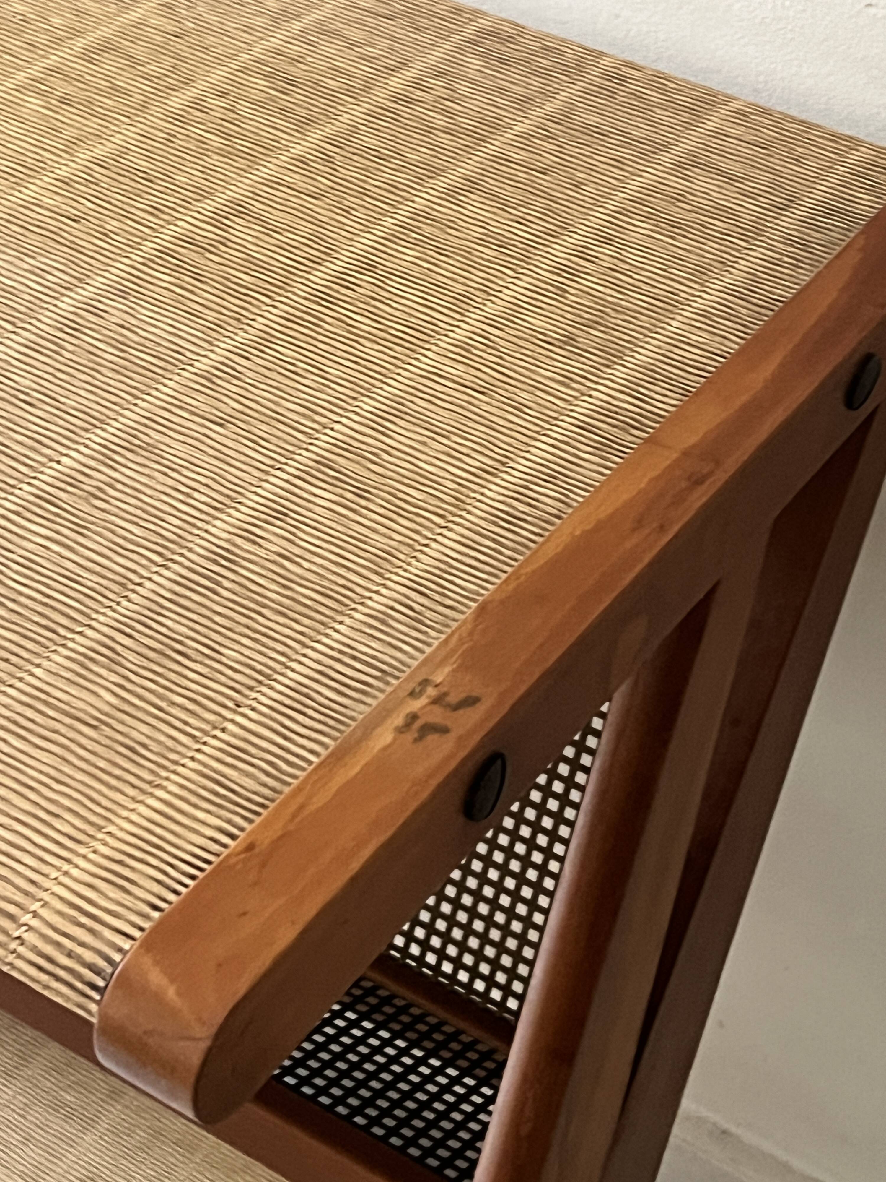 Bar cart in metal and oak by Jullian, designed in France 1960.