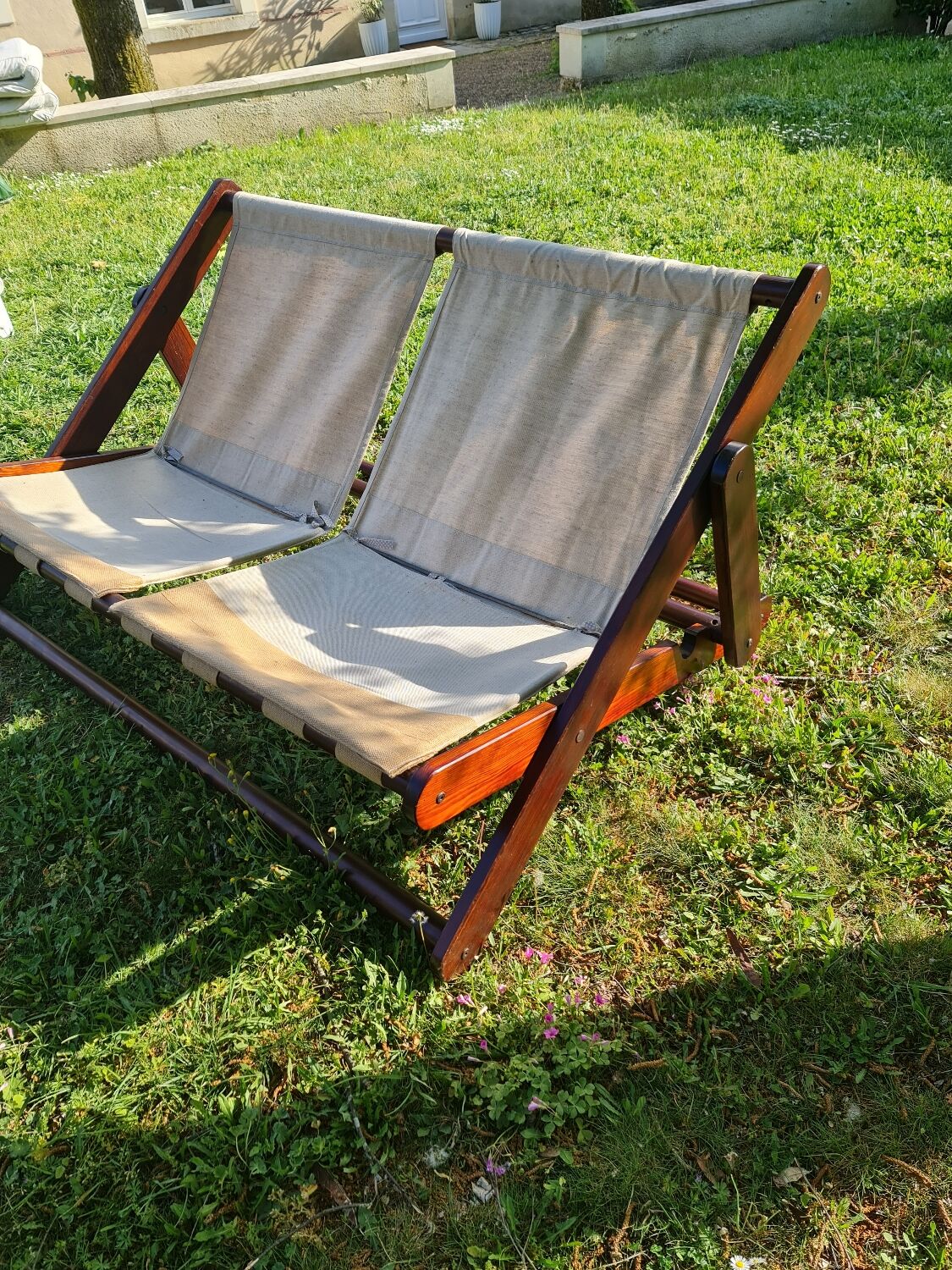 Chilienne double Kon Tiki par Gillis Lundgren pour IKEA, années 1970
