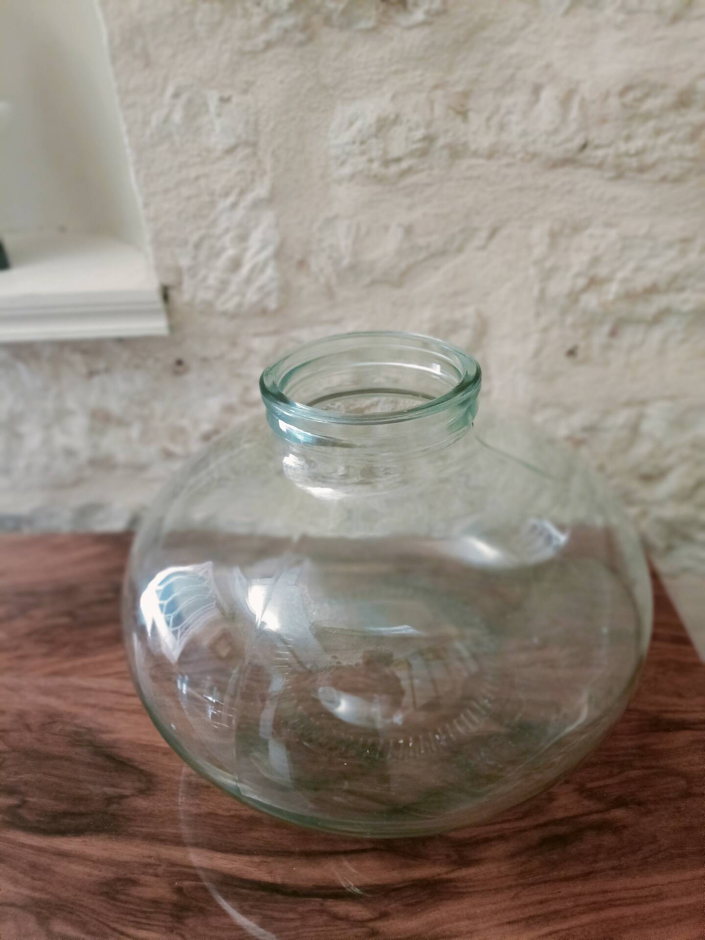 Grand vase, bonbonne en verre