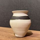 Small Raku ceramic vase signed