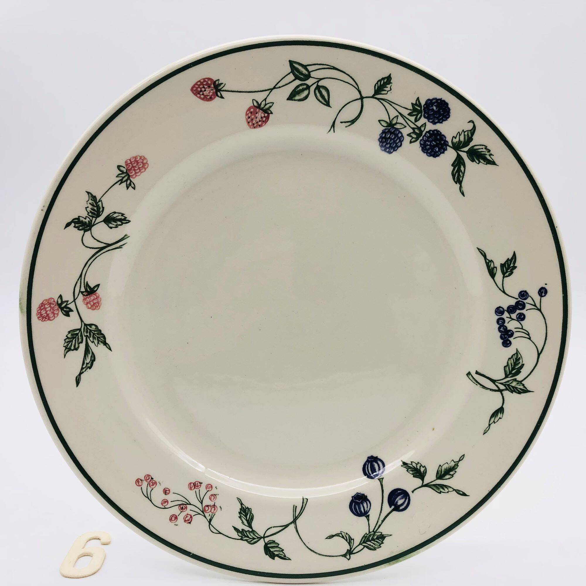 6 Dinner plates stamped “EIT-England”