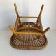 Bureau enfant en rotin avec son fauteuil