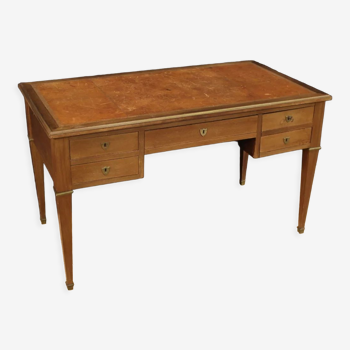 French writing desk in mahogany wood from 20th century