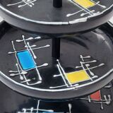 Vintage 1950 ceramic aperitif serving tray