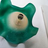 Blown glass chandelier