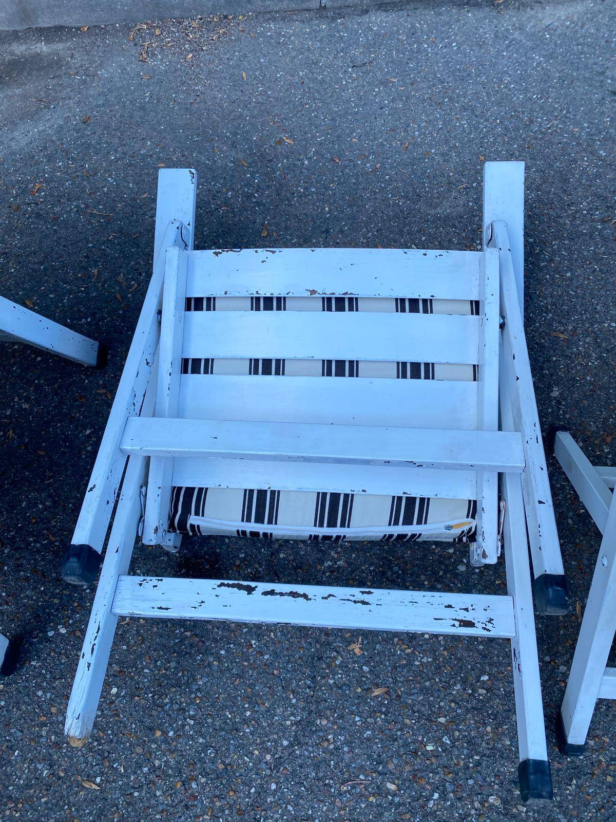 Vintage garden furniture set EMU Italy - 2 armchairs + 2 folding chairs