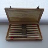 12 vintage Apollonox knob knobs bakelite handles in case