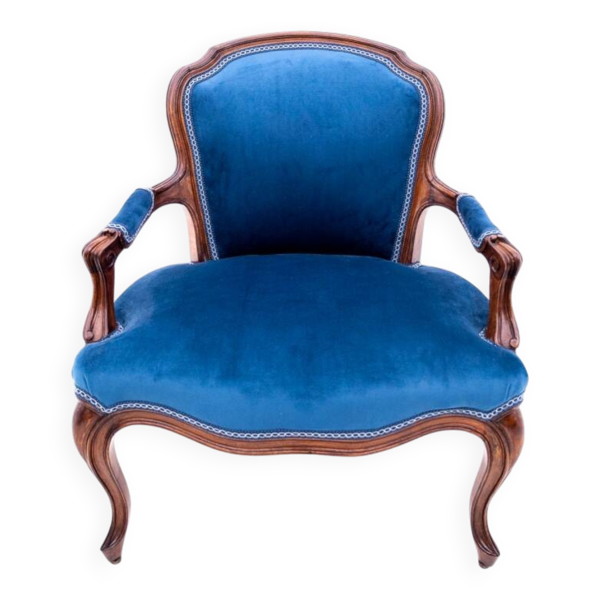 Fauteuil de style Louis XVI, France, vers 1920 après restauration