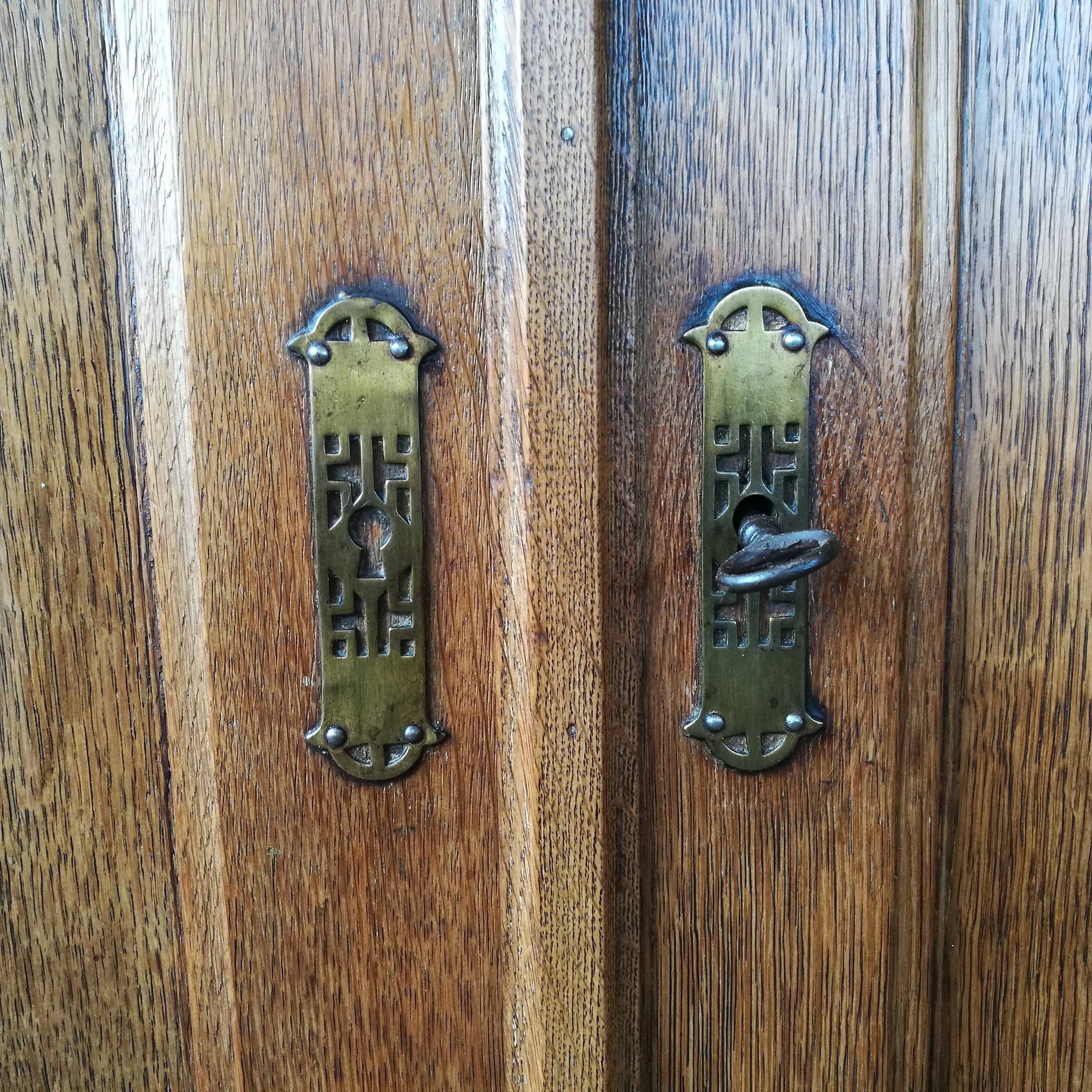 Louis Philippe solid oak buffet