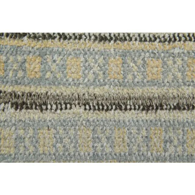 Vintage Turkish Oushak Handmade Wool Cotton Beige Runner Rug 71x315