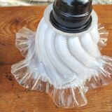 Lampe baladeuse globe vintage en verre tulipe
