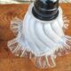 Lampe baladeuse globe vintage en verre tulipe