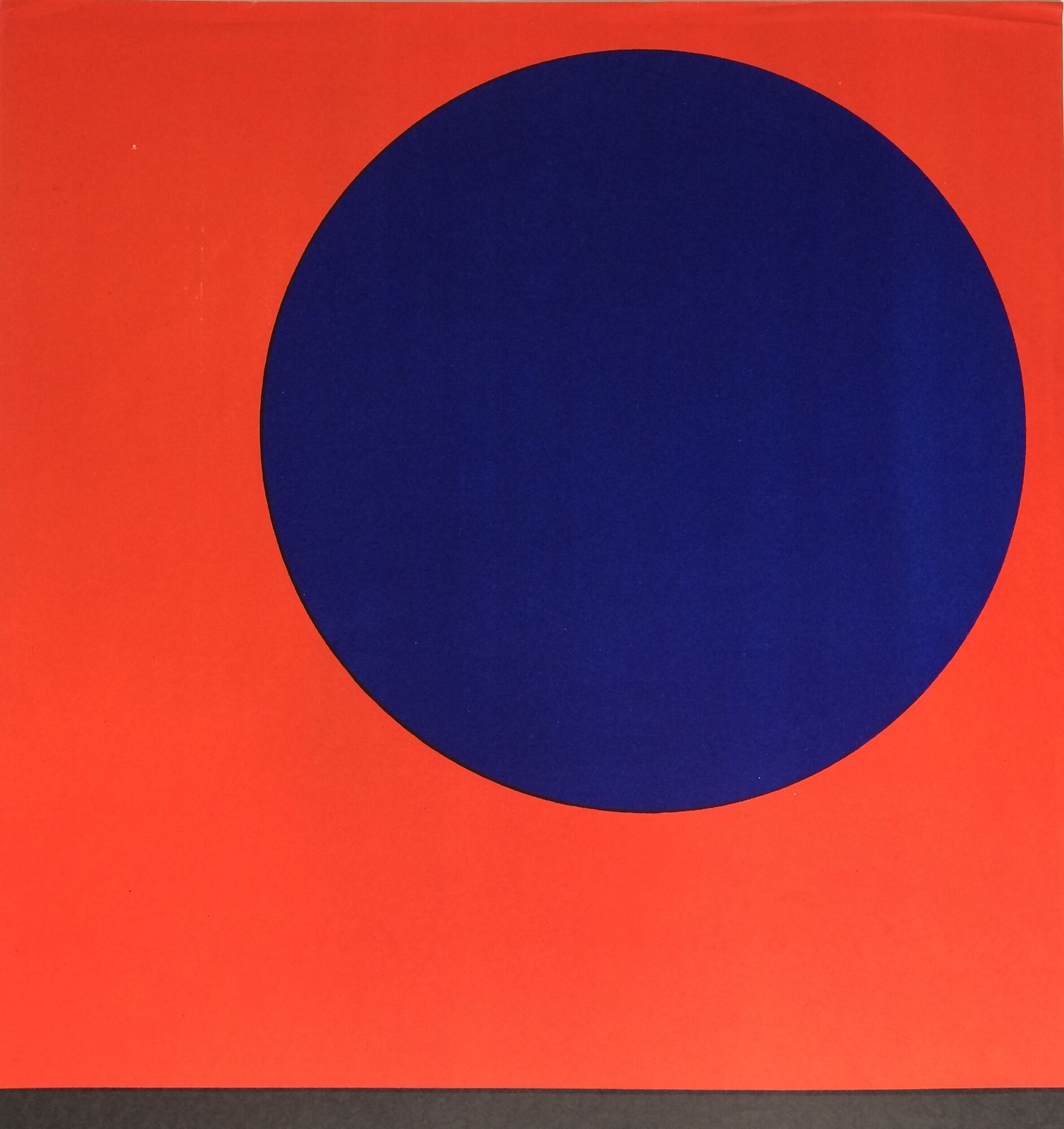 Emilio gilioli, sapiro gallery, 1974. original exhibition poster in lithography