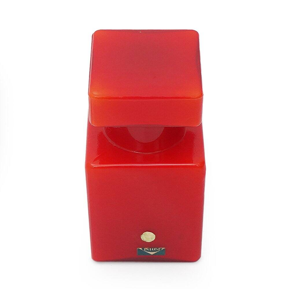 Red glass bottle by Luciano Vistosi for Vistosi, 1960s.