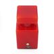 Red glass bottle by Luciano Vistosi for Vistosi, 1960s.