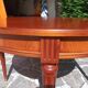 Table merisier Louis XVI avec 2 allonges