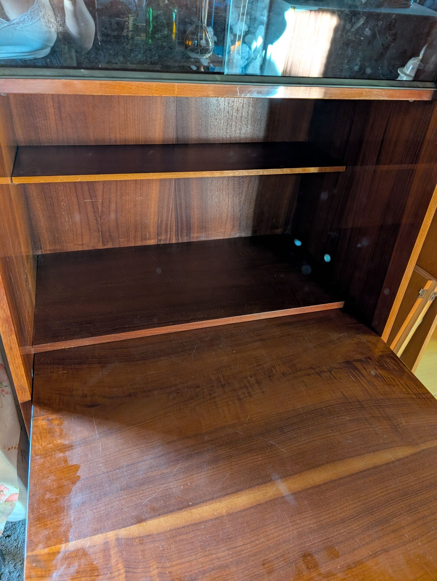 Secretary desk library, 1960s Scandinavian style.