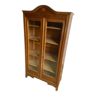 Art-Deco walnut bookcase