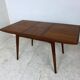Vintage teak dining table Louis Van Teeffelen 1960s