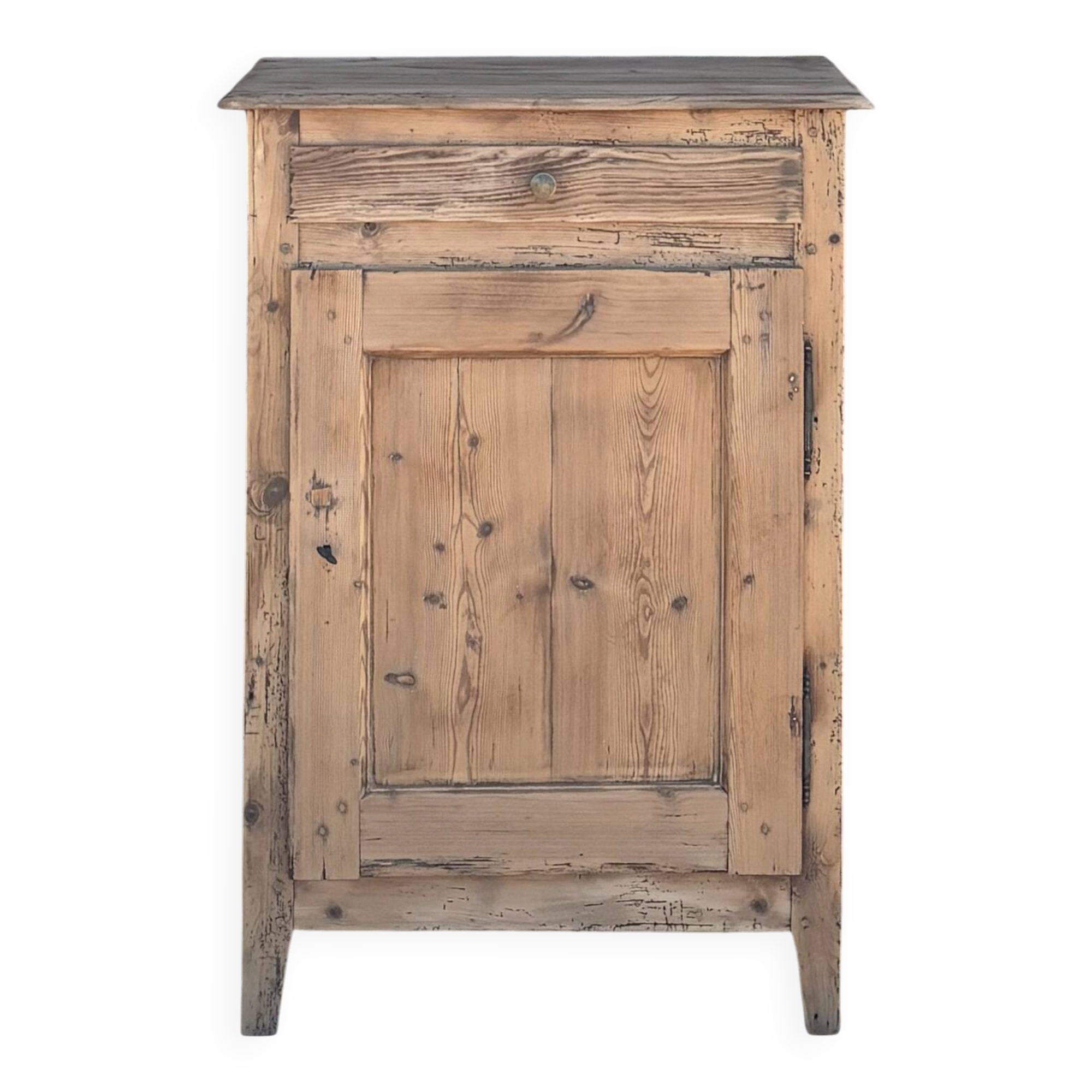 Antique solid wood confiturer - buffet with 1 door