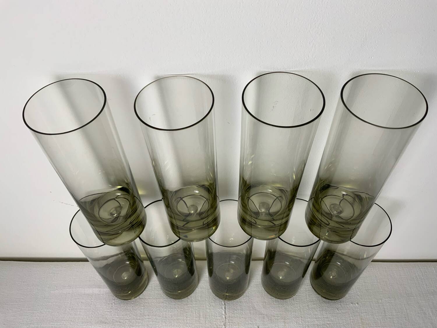 Long Drink Smoked Glasses