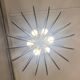 Pair of smoked glass suspensions - 70s