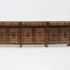 Vintage Spanish brutalist sideboard credenza 1970s