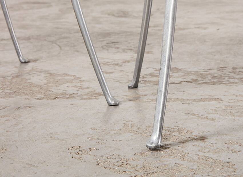 Enzo Mari Pair of Tonietta Chairs + Trevi Table for Zanotta Italy 1985