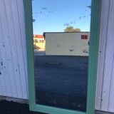 Large old mirror patinated in green  95x170cm