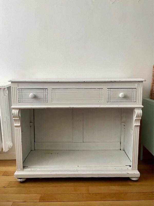 Parisian buffet in restored solid wood