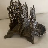 Old brass mail holder
