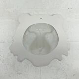 Masque de tigre en céramique bleu de Delft