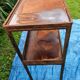 Pair of metal consoles