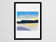 Coucher de soleil - a4 - dessin au pastel - paysage - sunset