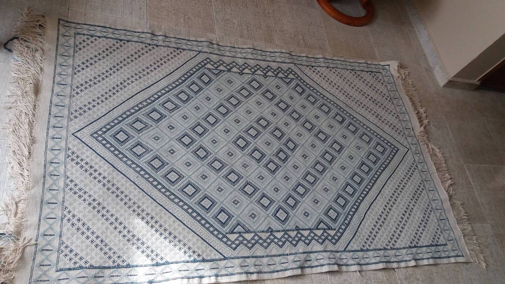 Berber wool rug