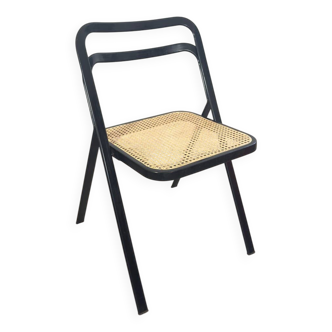 Chaise pliante en cannage Giorgio Cattelan pour Cidue