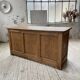 Oak and pine counter 1950