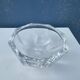 Octagonal glass cup D: 11,5cm
