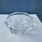Octagonal glass cup D: 11,5cm