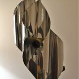 Vintage chrome lamp of the 1970s