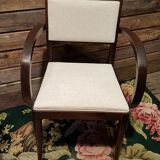 Paire fauteuils bridge années 50